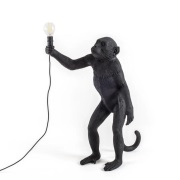 SELETTI - Monkey Standing Buiten Tafellamp Zwart