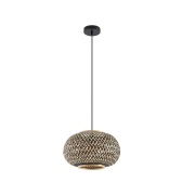 Lindby - Nerys Hanglamp Black/Wood