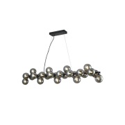 Lucande - Naelen Hanglamp Zwart/Rook