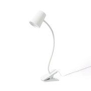 Lindby - Ailina LED Klemlamp White
