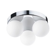 Paulmann - Gove 3 Plafondlamp IP44 Dim Chroom/Satin