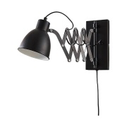 Lindby - Merle Wandlamp Black