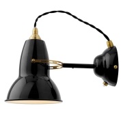 Anglepoise - Original 1227 Brass Wandlamp Jet Black