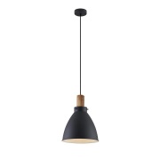 Lindby - Trebale Hanglamp Black/Wood