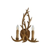 Lindby - Fibi Wandlamp Brown