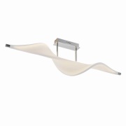 Lucande - Edano LED Plafondlamp White/Chrome