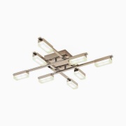 Lindby - Mally 8 LED Plafondlamp Chrome