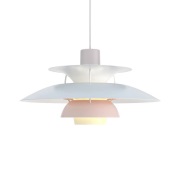 Louis Poulsen - PH 5 hanglamp Pastels Oyster/Blue/Rose