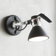 Luceplan - Fortebraccio Wandlamp Zwart E14