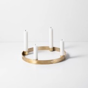 ferm LIVING - Circle Kaarshouder Small Brass