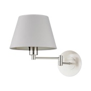 Lindby - Pola Wandlamp Cream/Matt Nickel
