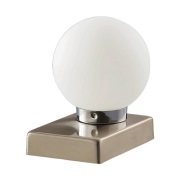 Lindby - Naomi Tafellamp Opal/Chrome