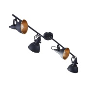 Lindby - Julin Plafondlamp Black/Gold
