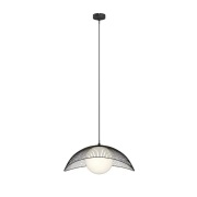 Lindby - Fabronia Hanglamp Opal/Black