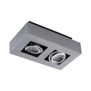 Arcchio - Vince 2 Plafondlamp Silvergrey