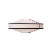 New Works - Kite 3B Hanglamp Ø75 Wit/Zwart