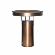 Hübsch - BringMe LED tafellamp op batterijen, gebronsd messing, 28 cm