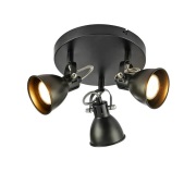 Markslöjd - Mion 3 Plafondlamp Matt Black