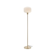 Markslöjd - Sober Vloerlamp Brushed Brass/White