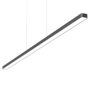 FLOS - Super Line Down Direct LED hanglamp, zwart