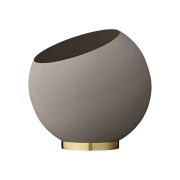 AYTM - Globe Pot Ø37xH32,3 Taupe/Gold