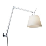 Artemide - Tolomeo Mega Wandlamp met Switch Ø360 Alu/Wit