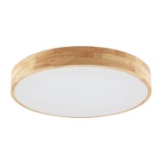 Lindby - Tanju Plafondlamp Ø60 Wood/White