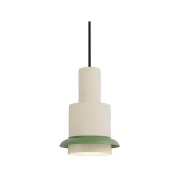 DCW - Chaumont Hanglamp Ø19xH28 White/Green