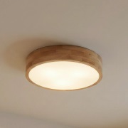 Lindby - Tanju Plafondlamp Ø40 Wood/White