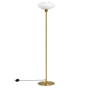 Dyberg Larsen - DL31 Vloerlamp Opal/Brass