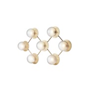 Nuura Aps - Liila 7 Wand-/Plafondlamp Nordic Gold/Optic Clear Nuura