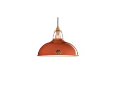 Coolicon - Grote hanglamp uit 1933, terracotta