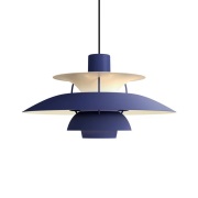 Louis Poulsen - PH 5 Hanglamp Monochrome Dusty Indigo
