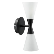 Herstal - Harlekin Wandlamp Duo Matt Black