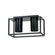 Emibig Tiper 2 - plafondverlichting - 26 x 15 cm - zwart