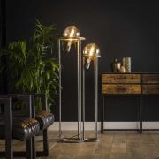 Vico Match - staanlamp - 43 x 30 x 120 cm - oud zilver