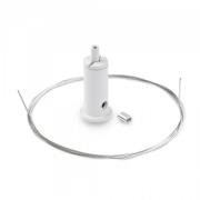 KLUS RG-1 - bevestigingsset inclusief kabel 100cm - wit