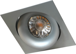 Artdelight Alice - inbouwspot - 90 x 90 mm, 80 x 80 mm inbouwmaat - gr...