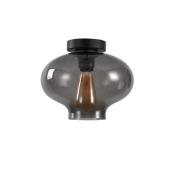 Artdelight Toronto - plafondverlichting - Ø 26,5 x 18,5 cm - gerookt