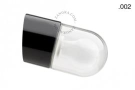 Zangra - wand/plafondverlichting - ? 8,5 x 5,5 cm - IP54 - transparant...