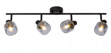 Lucide Bjorn - opbouwspot - 75 x 15 x 16,5 cm - zwart