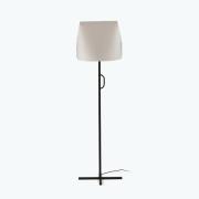 Faro Luang - staanlamp - 42 x 30 x 153 cm - beige/zwart