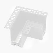 Faro Neso - L inbouw connectie stuk - magnetisch railsysteem - wit