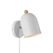 Nordlux Gaston - wandlamp - Ø 19,5 x 19,5 cm - wit