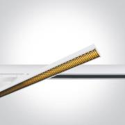 One Light Adjustable LED Linear Track Light - rail spot - 3-fase rails...