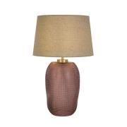 Searchlight Amethyst - tafellamp - Ø 33 x 53 cm - roze en beige