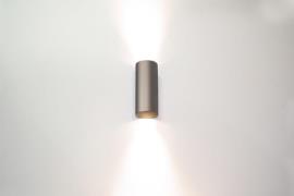 Artdelight Roulo2 - wandverlichting - Ø 6,5 x 15,4 cm - champagne