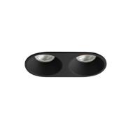 Faro Gas - inbouwspot - 176 x 86 mm, 168 x 78 mm inbouwmaat - mat zwar...