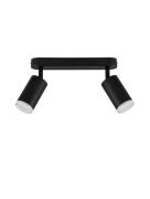 Nova Luce Mao - opbouwspot 2L - 5,5 x 16,5 x 26 cm - IP44 - zandzwart