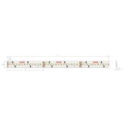 KLUS LED strip - 1,0 cm breed, 500cm lengte - 24Vdc - dim to warm - 14...